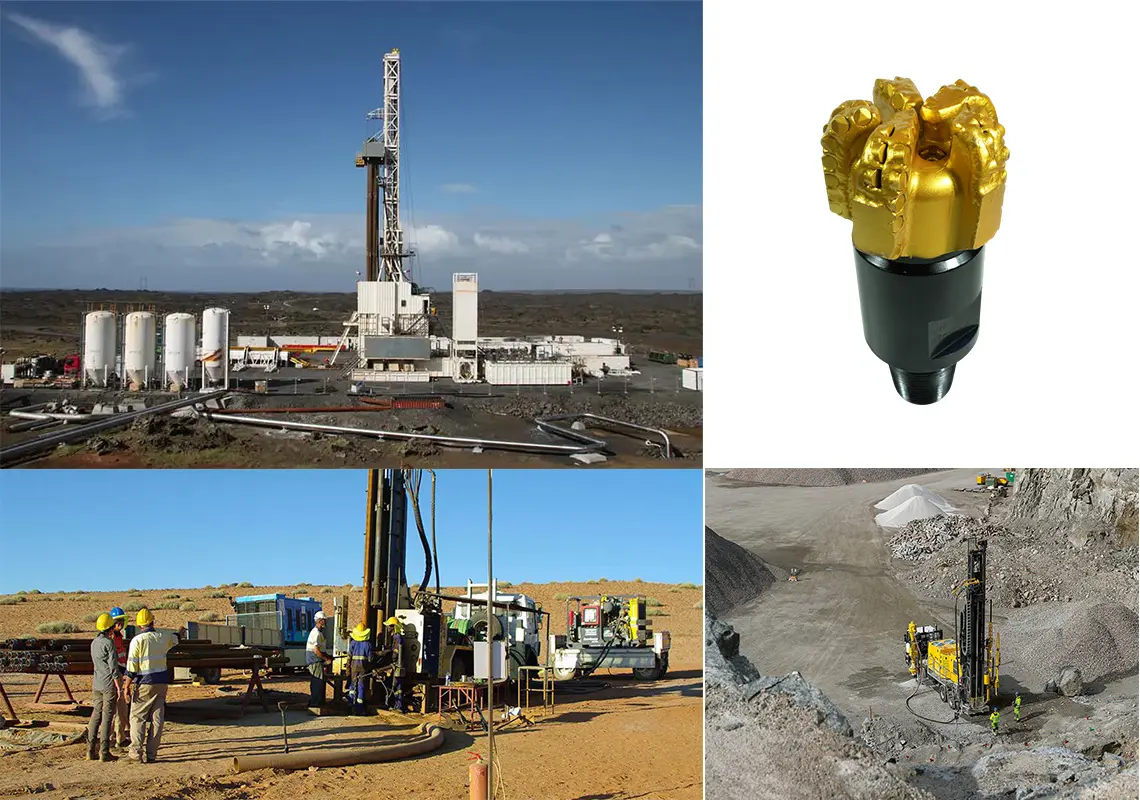 Tungsten Carbide Hardfacing PDC Bits Applications