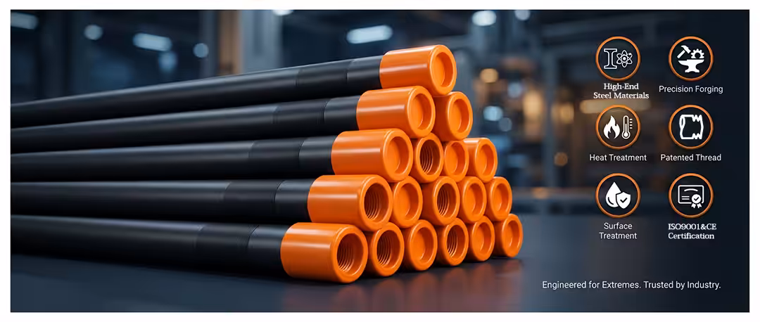 High Cost-Effective Drill Rod 1 High Cost-Effective Drill Pipe Features