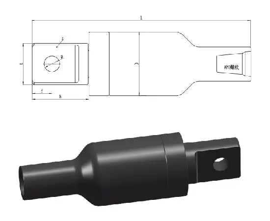 Integral-Link Pulling Swivel