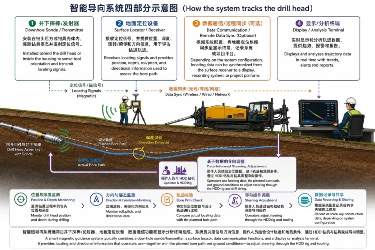 Home 6 How the system tracks the drill head